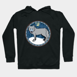 Cunning Gray Lone Wolf Hoodie